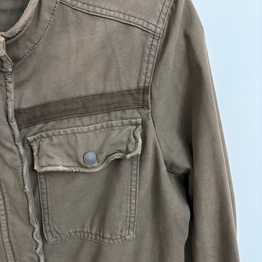 Free People Tan Military Jacket - Picture 3 of 10